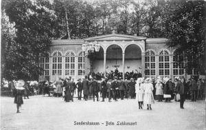Die Sondershäuser Lohhalle um 1915